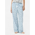 Жіночі піжамні штани Primark Wide Leg Pajama Bottoms XL для сну та дому Блакитний (8643)