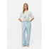 Жіночі піжамні штани Primark Wide Leg Pajama Bottoms XL для сну та дому Блакитний (8643)