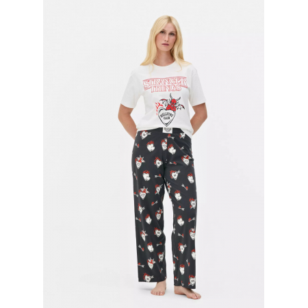 Піжамний комплект Primark Stranger Things із зображенням Hellfire Club XS для сну та дому Сірий (8651) Піжамний комплект Primark Stranger Things із зображенням Hellfire Club XS для сну та дому Сірий (8651)