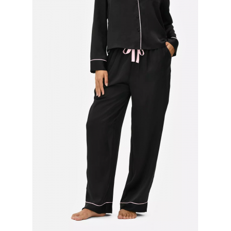 Сатиновые пижамные штаны Boyfriend Primark XXL для дома и сна Черный (8656) Сатиновые пижамные штаны Boyfriend Primark XXL для дома и сна Черный (8656)