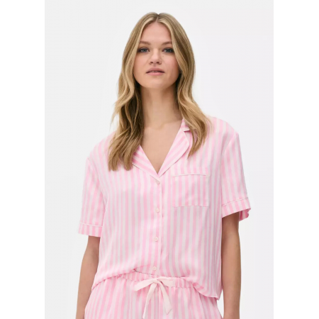Сатиновая пижамная рубашка Boyfriend Primark XXL для дома и сна Розовый (8685) Сатиновая пижамная рубашка Boyfriend Primark XXL для дома и сна Розовый (8685)