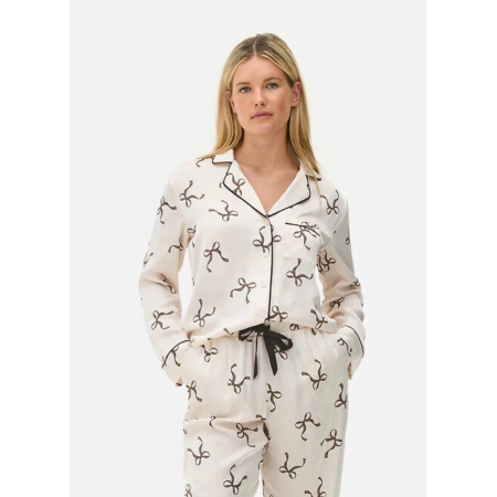 Сатинова пижамна рубашка Boyfriend Primark S для дома и сна Айвори (8705) Сатинова пижамна рубашка Boyfriend Primark S для дома и сна Айвори (8705)