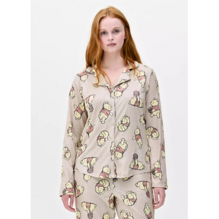 Піжамна сорочка Primark Cosy Printed Boyfriend Pyjamas XXS Для дому та сну Коричневий (8714) Піжамна сорочка Primark Cosy Printed Boyfriend Pyjamas XXS Для дому та сну Коричневий (8714)