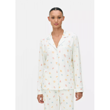 Піжамна сорочка Primark Cosy Printed Boyfriend Pyjamas S Для дому та сну Кремовий (8715) Піжамна сорочка Primark Cosy Printed Boyfriend Pyjamas S Для дому та сну Кремовий (8715)
