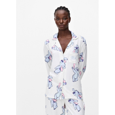 Піжамна сорочка Primark Cosy Printed Boyfriend Pyjamas XXS Для дому та сну Молочний (8772) Піжамна сорочка Primark Cosy Printed Boyfriend Pyjamas XXS Для дому та сну Молочний (8772)