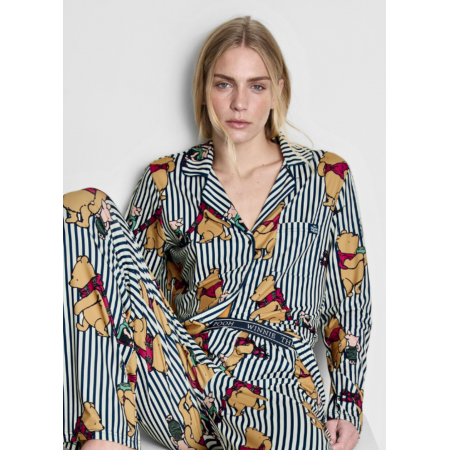 Піжамна сорочка Primark Cosy Printed Boyfriend Pyjamas L Для дому та сну Синій (8770) Піжамна сорочка Primark Cosy Printed Boyfriend Pyjamas L Для дому та сну Синій (8770)
