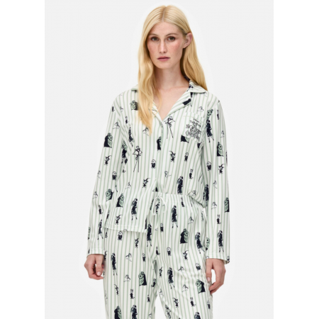 Піжамна сорочка Primark Cosy Printed Boyfriend Pyjamas L Для дому та сну Зелений (8723) Піжамна сорочка Primark Cosy Printed Boyfriend Pyjamas L Для дому та сну Зелений (8723)