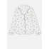 Піжамна сорочка Primark Cosy Printed Boyfriend Pyjamas XL Для дому та сну Айворі (8730)