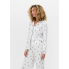 Піжамна сорочка Primark Cosy Printed Boyfriend Pyjamas XL Для дому та сну Айворі (8730)