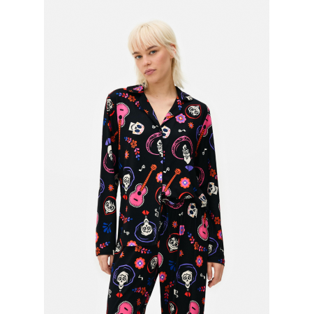 Піжамна сорочка Primark Cosy Printed Boyfriend Pyjamas XXS Для дому та сну Чорний (8731) Піжамна сорочка Primark Cosy Printed Boyfriend Pyjamas XXS Для дому та сну Чорний (8731)