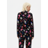 Піжамна сорочка Primark Cosy Printed Boyfriend Pyjamas XXS Для дому та сну Чорний (8731)