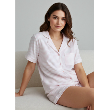 Піжамна сорочка Primark Ladies Pyjamas Boyfriend М Для дому та сну Пудровий (8744) Піжамна сорочка Primark Ladies Pyjamas Boyfriend М Для дому та сну Пудровий (8744)