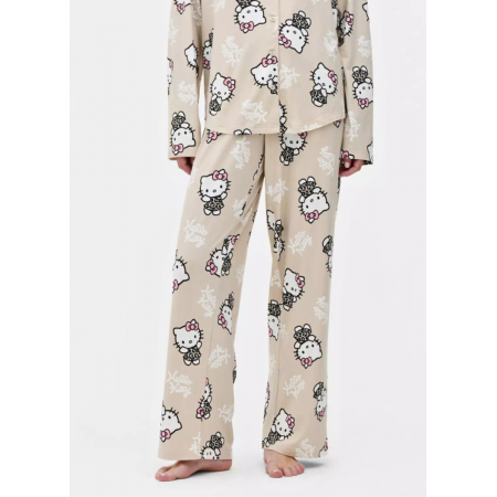 Жіночі піжамні штани Primark Cosy Printed Boyfriend Pyjamas Bottoms XS для сну та дому Бежевий (8832) Жіночі піжамні штани Primark Cosy Printed Boyfriend Pyjamas Bottoms XS для сну та дому Бежевий (8832)