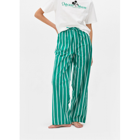 Жіночі піжамні штани Primark Wide Leg Pajama Bottoms S для сну та дому Зелений (8826) Жіночі піжамні штани Primark Wide Leg Pajama Bottoms S для сну та дому Зелений (8826)