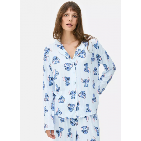 Піжамна сорочка Primark Cosy Printed Boyfriend Pyjamas S Для дому та сну Блакитний (8790) Піжамна сорочка Primark Cosy Printed Boyfriend Pyjamas S Для дому та сну Блакитний (8790)