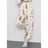 Жіночі піжамні штани Primark Printed Boyfriend Pyjamas Bottoms М для сну та дому Молочний (8807)
