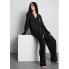 Жіночі піжамні штани Primark Printed Boyfriend Pyjamas Bottoms S для сну та дому Чорний (8809)