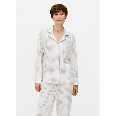 Піжамна сорочка Primark Cosy Printed Boyfriend Pyjamas XXL Для дому та сну Бежевий (8822) Піжамна сорочка Primark Cosy Printed Boyfriend Pyjamas XXL Для дому та сну Бежевий (8822)
