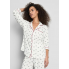 Піжамна сорочка Primark Cosy Printed Boyfriend Pyjamas XXL Для дому та сну Білий (8814)