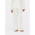 Жіночі піжамні штани Primark Cosy Printed Boyfriend Pyjamas Bottoms М для сну та дому Кремовий (8828)