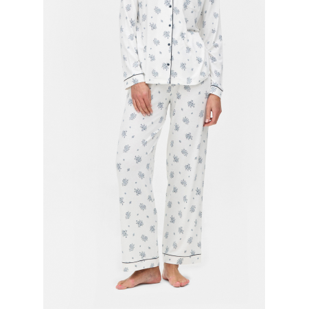 Жіночі піжамні штани Primark Printed Boyfriend Pyjamas Bottoms XS для сну та дому Білий (8834) Жіночі піжамні штани Primark Printed Boyfriend Pyjamas Bottoms XS для сну та дому Білий (8834)