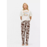 Піжамні бавовняні штани Primark Printed Bottom Pyjama S Низ піжами Коричневий (8845)