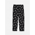 Піжамні бавовняні штани Primark Printed Bottom Pyjama L Низ піжами Чорний (8850)