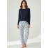 Піжама Primark women pyjamas cotton XS комплект для дому та сну Синій (8853)