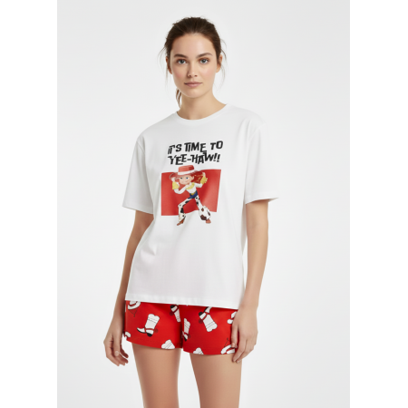 Піжама жіноча Primark Disney Pixar Toy Story L Бавовняний для сну та дому Червоний (8854)