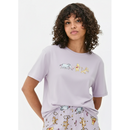 Жіноча Піжамна футболка Primark Disney’s Print Pyjamas XS для сну та дому Ліловий (9090) Жіноча Піжамна футболка Primark Disney’s Print Pyjamas XS для сну та дому Ліловий (9090)