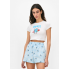 Жіноча піжама Primark The Smurfs XL для сну та дому Блакитний (8864)