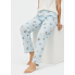 Жіночі піжамні штани Primark Jersey Boyfriend Pyjama Bottoms S для сну та дому Блакитний (8865)