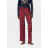 Жіночі піжамні штани Primark Wide Leg Pajama Bottoms XL для сну та дому Червоний (8866)