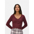Піжамний лонгслів Primark Flannel Pyjama XS Верх піжами Для дому та сну Бордовий (8908)