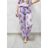 Піжамні бавовняні штани Primark Printed Bottom Pyjama L Низ піжами Ліловий (8897)