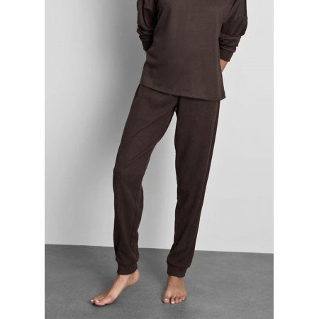 Ультрамягкие вязаные пижамные штаны Primark Super Soft Pyjamas XS Низ пижамы для дома и сна Коричневый (8898)