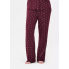 Жіночі піжамні штани Primark Cosy Printed Boyfriend Pyjamas Bottoms XL для сну та дому Бордовий (8924)