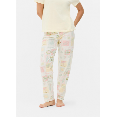 Пижамные хлопковые штаны Primark Bottom Pyjama XXS Низ пижамы Желтый (8925)