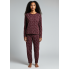 Піжама Primark women pyjamas cotton L комплект для дому та сну Бордовий (8929)