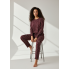Піжама Primark women pyjamas cotton L комплект для дому та сну Бордовий (8929)