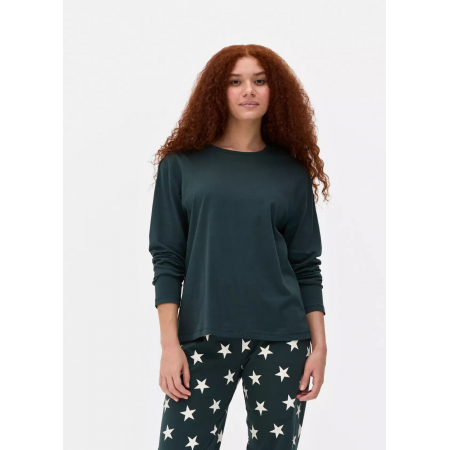 Домашній піжамний лонгслів Primark Long sleeve Pyjama XL Для дому та сну Зелений (8950) Домашній піжамний лонгслів Primark Long sleeve Pyjama XL Для дому та сну Зелений (8950)