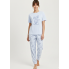 Піжамні бавовняні штани Primark Printed Bottom Pyjama XL Низ піжами Світло-блакитний (8946)