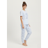Піжамні бавовняні штани Primark Printed Bottom Pyjama XL Низ піжами Світло-блакитний (8946)