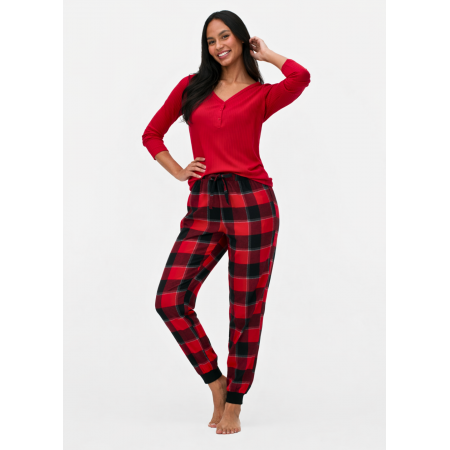 Піжама Primark Flannel Pyjama Set XXS Домашній комплект Червоний (8945) Піжама Primark Flannel Pyjama Set XXS Домашній комплект Червоний (8945)