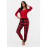 Піжамний лонгслів Primark Flannel Pyjama XS Верх піжами Для дому та сну Червоний (8961)
