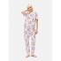 Піжамні бавовняні штани Primark Printed Bottom Pyjama XL Низ піжами Пудровий (8949)