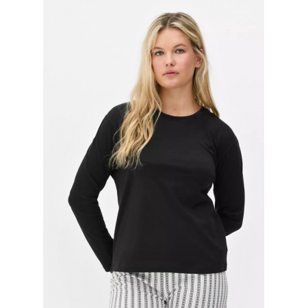 Домашній піжамний лонгслів Primark Long sleeve Pyjama XXS Для дому та сну Чорний (8953) Домашній піжамний лонгслів Primark Long sleeve Pyjama XXS Для дому та сну Чорний (8953)
