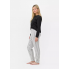 Домашній піжамний лонгслів Primark Long sleeve Pyjama XXS Для дому та сну Чорний (8953)