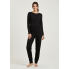 Жіноча Піжама Primark Ribbed Long Pyjamas L в рубчик Комплект для дома и сна Чорний (8965)