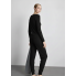 Жіноча Піжама Primark Ribbed Long Pyjamas L в рубчик Комплект для дома и сна Чорний (8965)